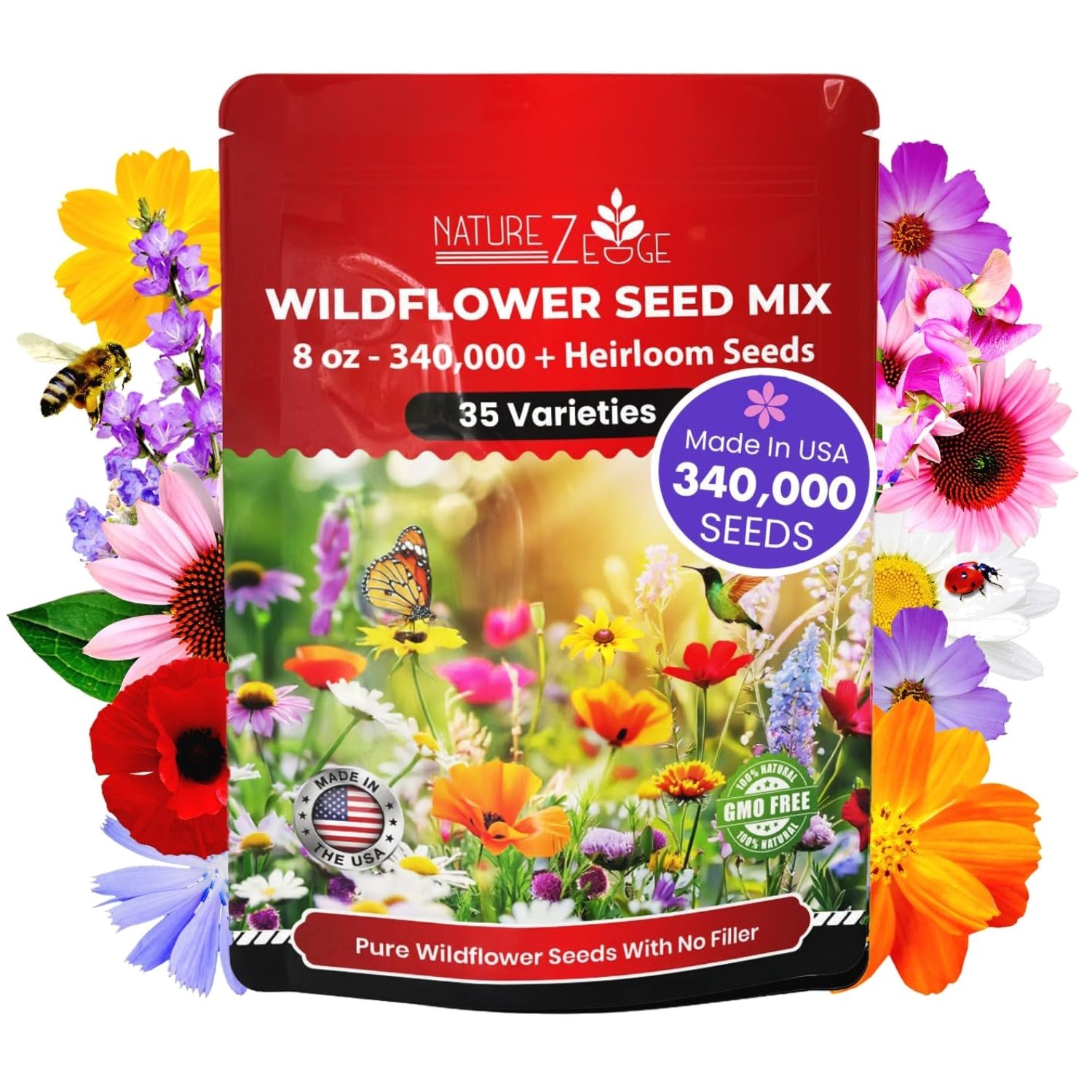 Annual & Perennial Wildflower Seeds – 35 Varieties