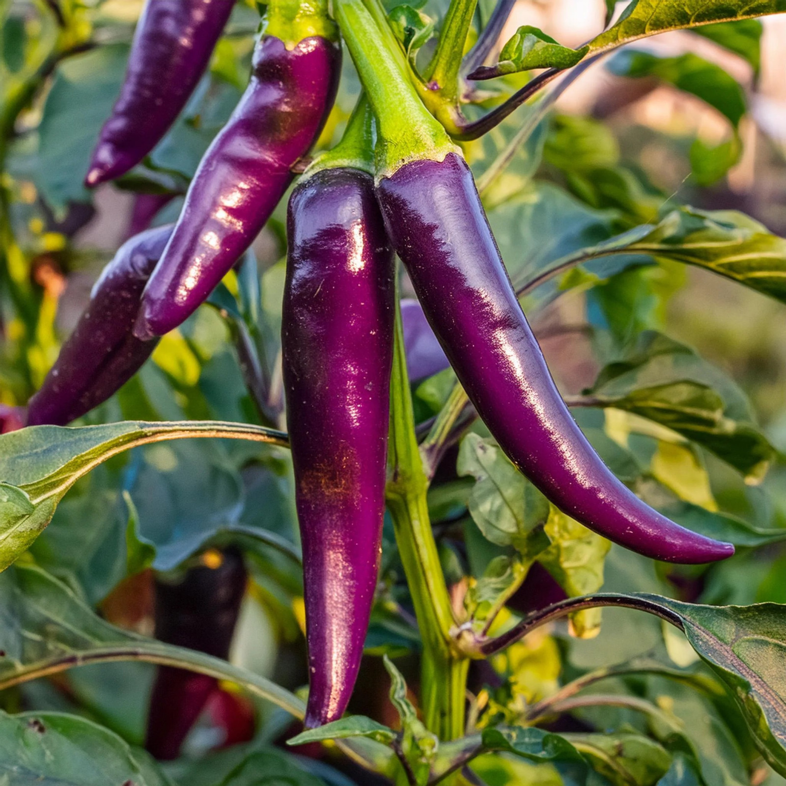 200+ PURPLE CAYENNE PEPPER SEEDS — HOT — HEIRLOOM – ORGANIC — NON GMO – FRESH