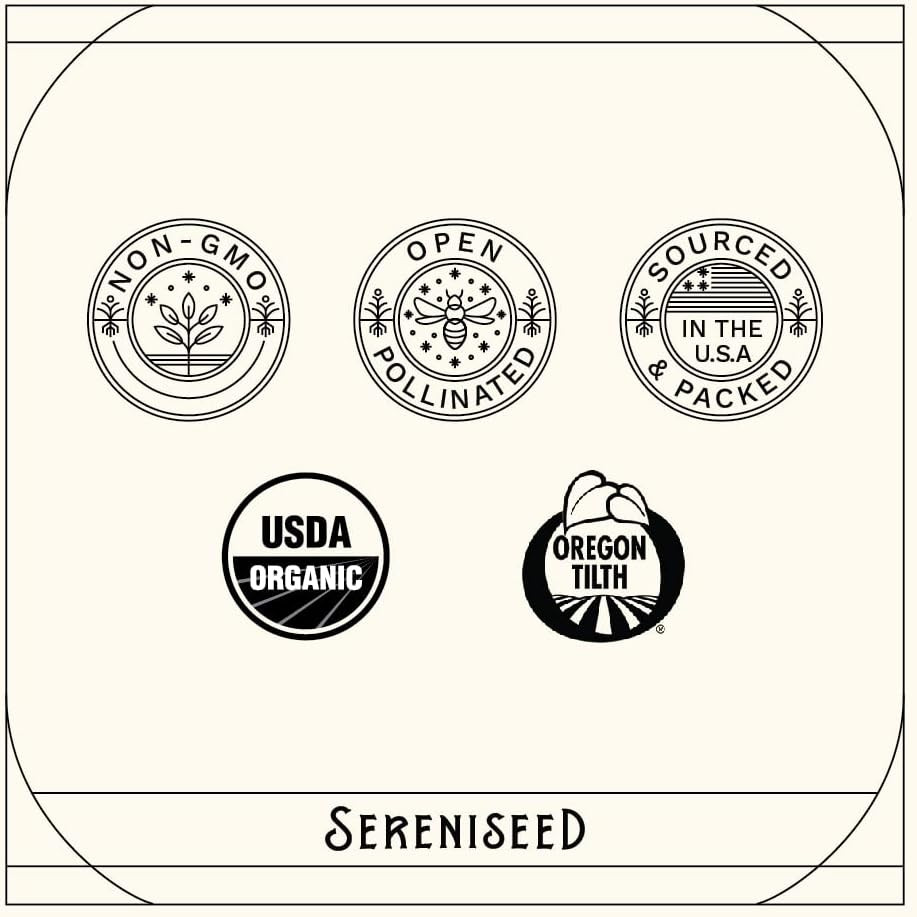 Certified Organic Mammoth Grey Stripe Sunflower Seeds (2-Pack) – 100% Non GMO, O
