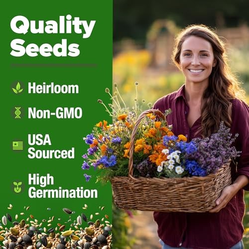 Herb Seeds 32 Medicinal Herbs and Tea Variety Pack – Annual & Perennial Herb