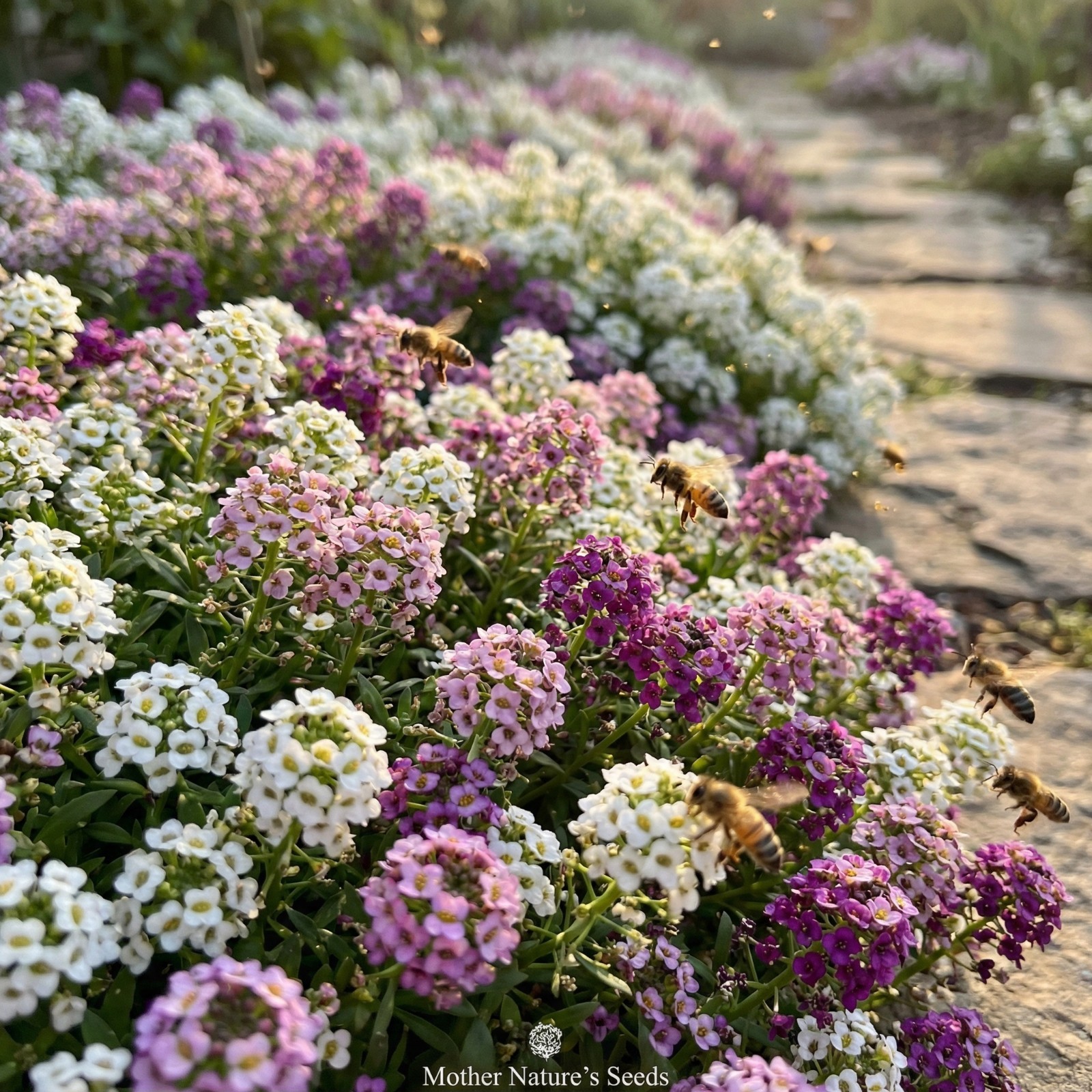 Landscaper’s Pack Alyssum DWARF CARPET BLEND Fragrant Groundcover 5000 Seeds!