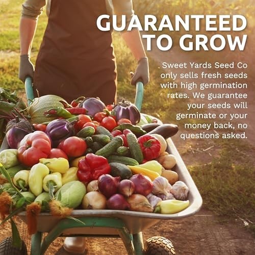 Ultimate Organic Seeds Variety Pack – 60 Non-GMO Packs for Indoor & Outdoor Gard