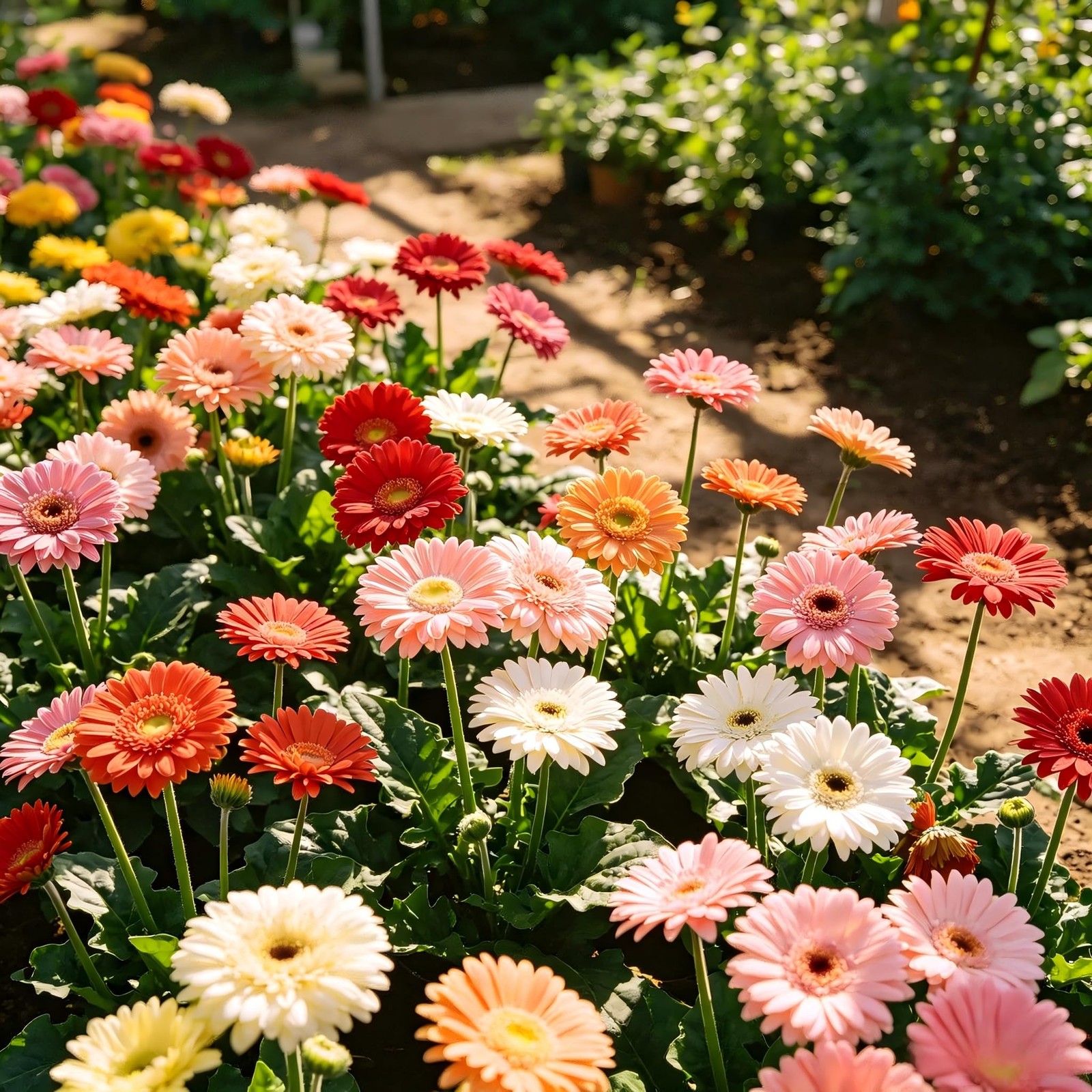 CarpetC 300+ Gerbera Daisy Seeds for Planting, Compact Perennial Colorful Lar…
