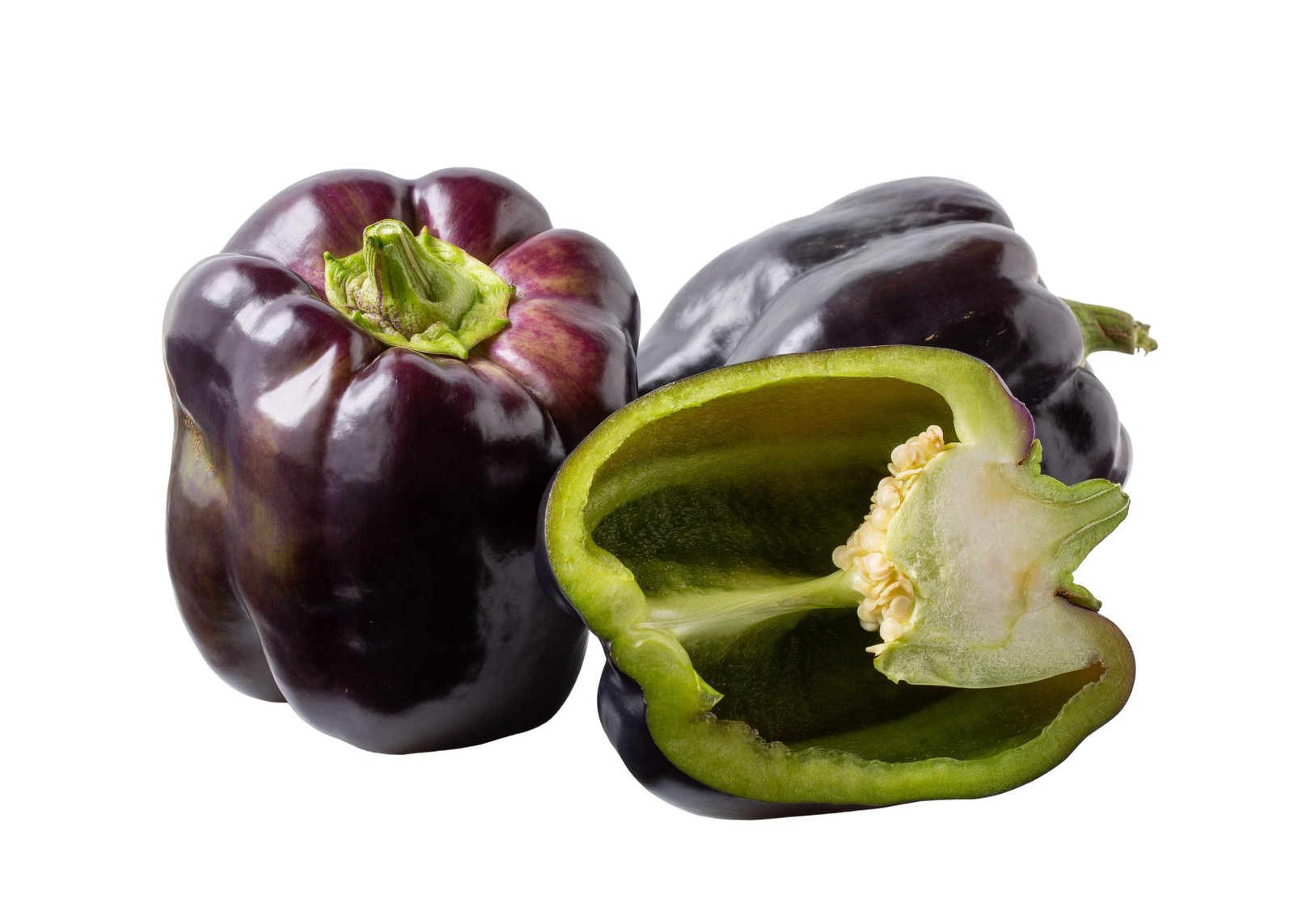 75 PURPLE BEAUTY PEPPER ( Sweet Mild Bell ) Capsicum Annuum Vegetable Seeds