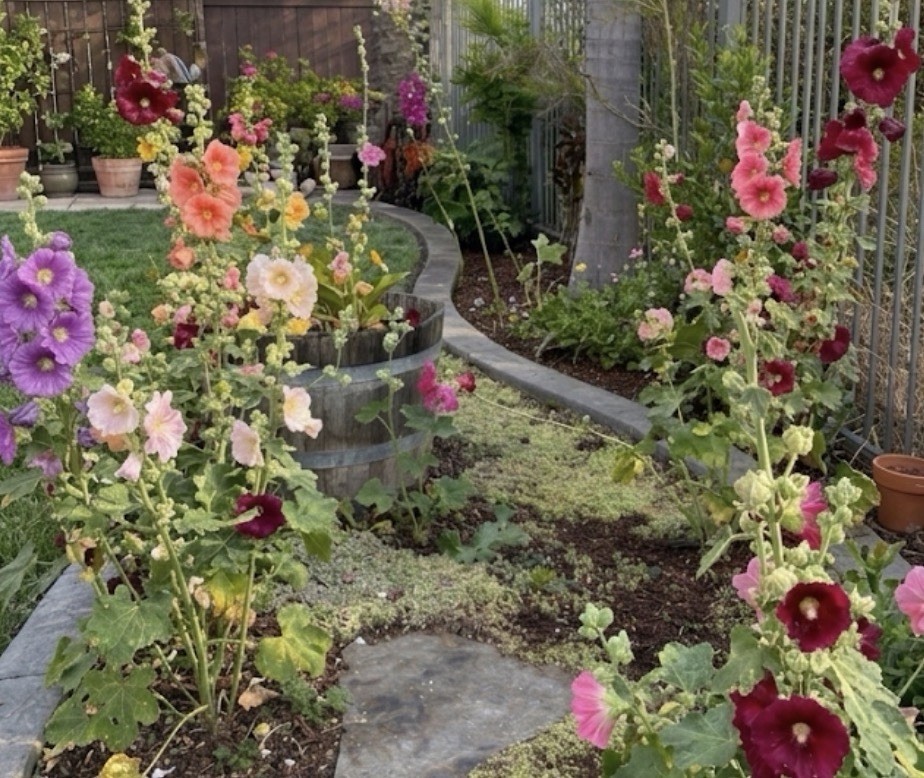 200 Fresh Hand Picked Hollyhock Seeds-Free Shipping