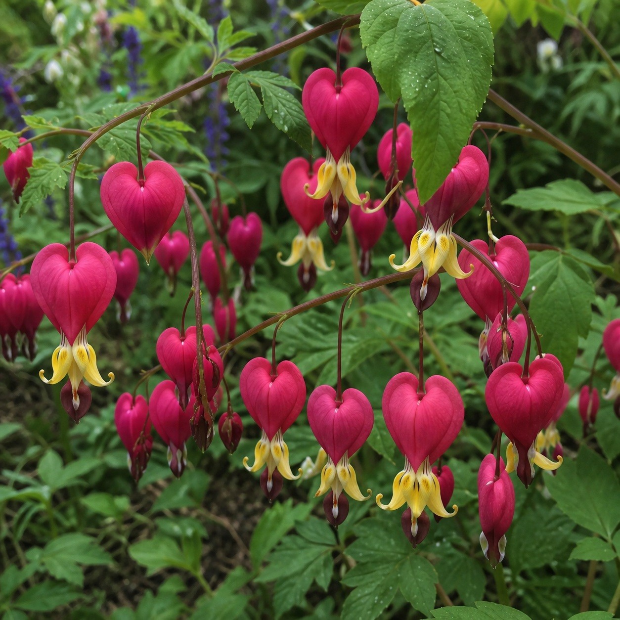 25 Bleeding Heart Dicentra Spectabilis Seeds Garden Flower “Red Yellow”