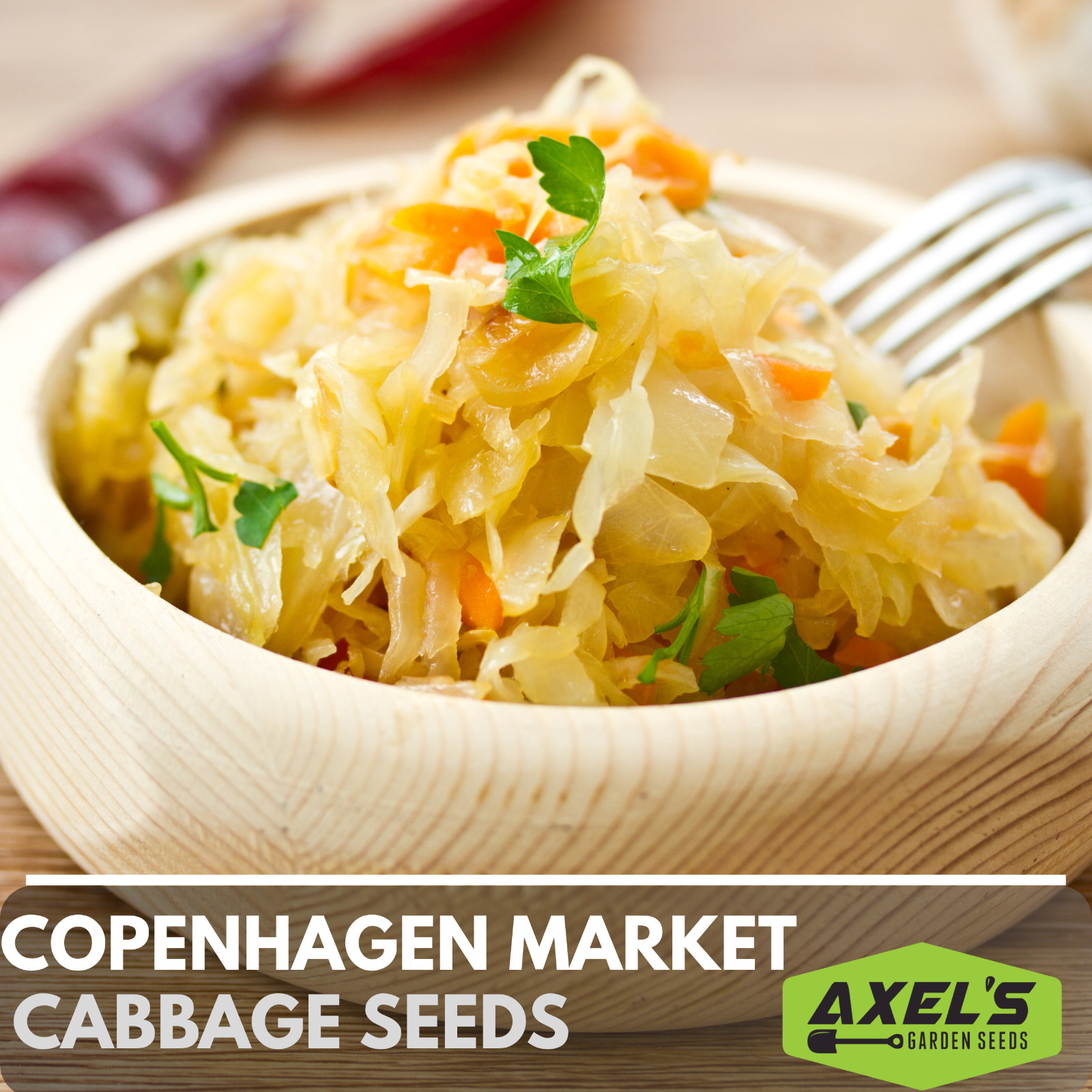 Copenhagen Cabbage Seeds | NON-GMO | Heirloom | Fresh Vegetable Seeds
