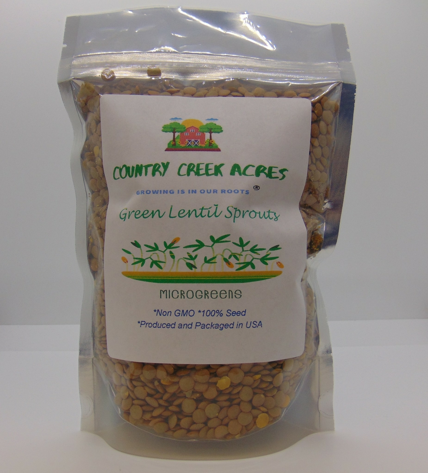 16 oz Green Lentil