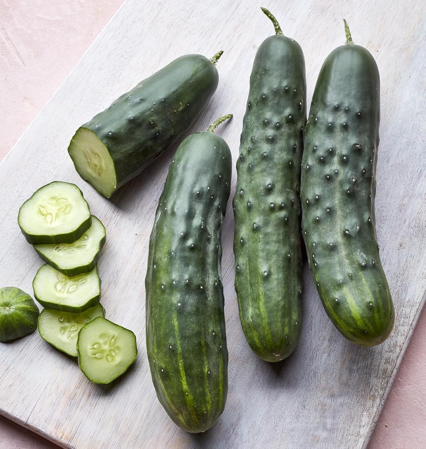 Non-GMO Marketmore 76 Slicing Cucumber Seeds – 125 Count for Home Garden