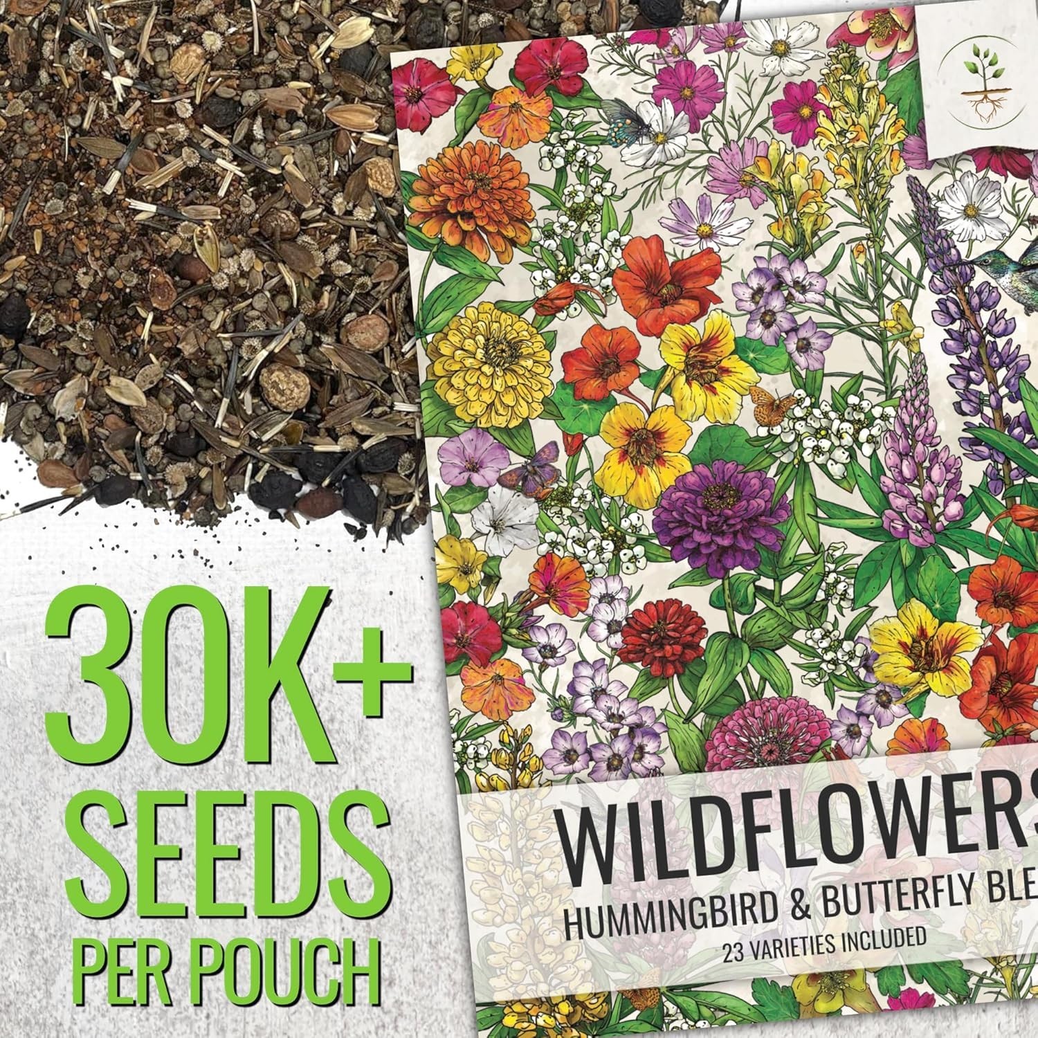 Eco-Friendly Wildflower Seeds – Attract Butterflies with 2 Oz Butterfly Mix