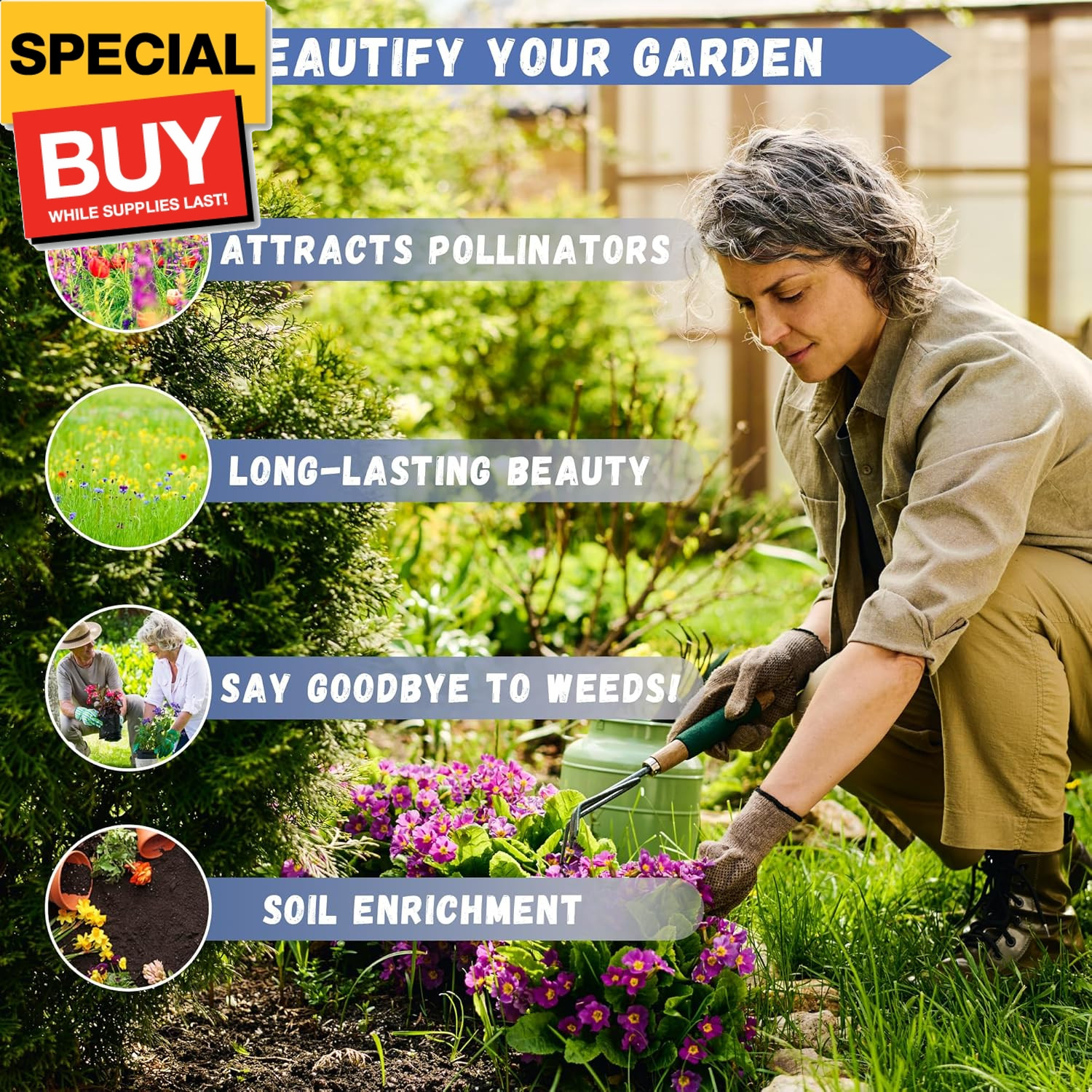 5 Types Mix Fruit Seeds for Planting 100 Red Strawberry &100 White Strawberry &1