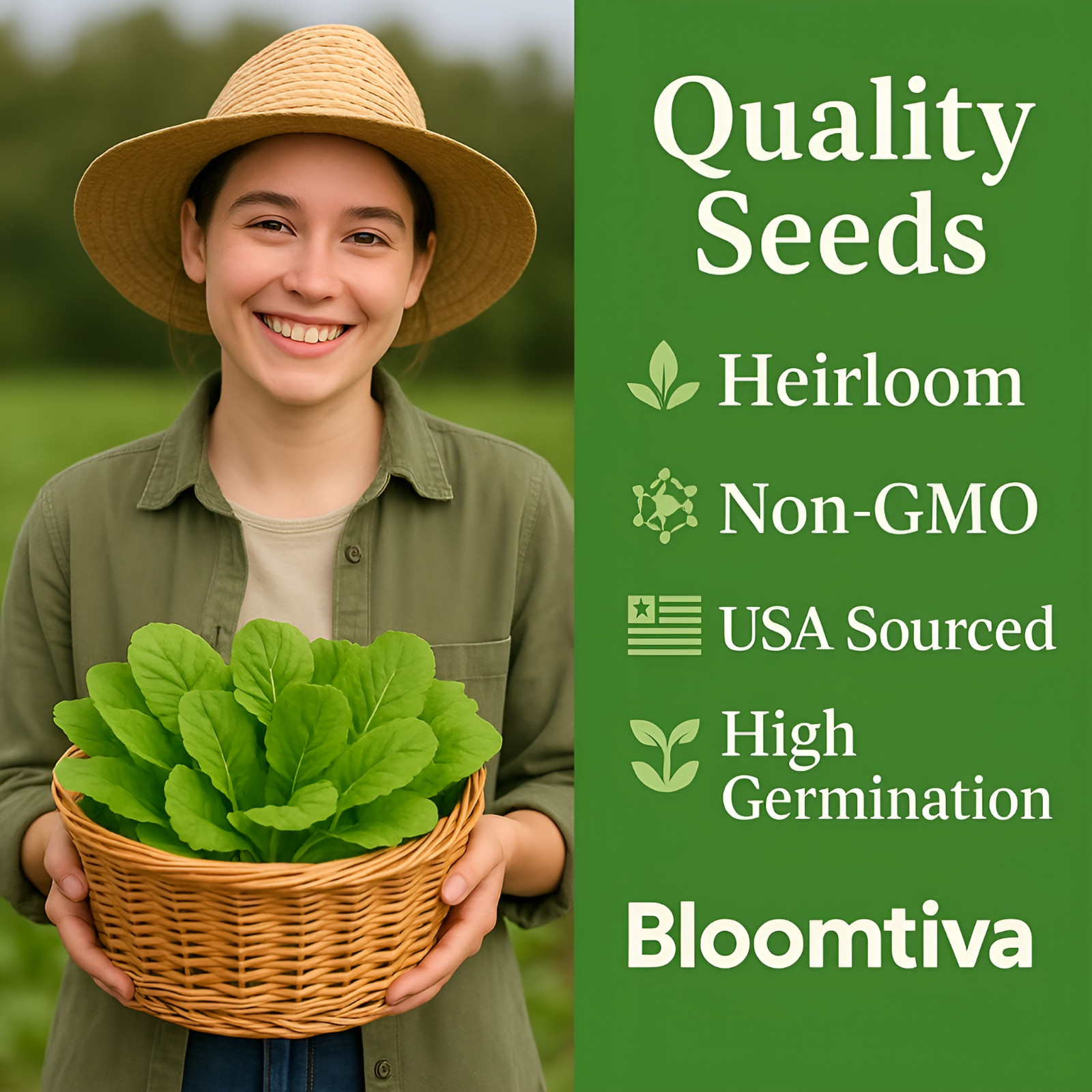 2200 Baby Mustard Greens Seeds For Planting – Cai Xanh An Non – 15 Days Harvest