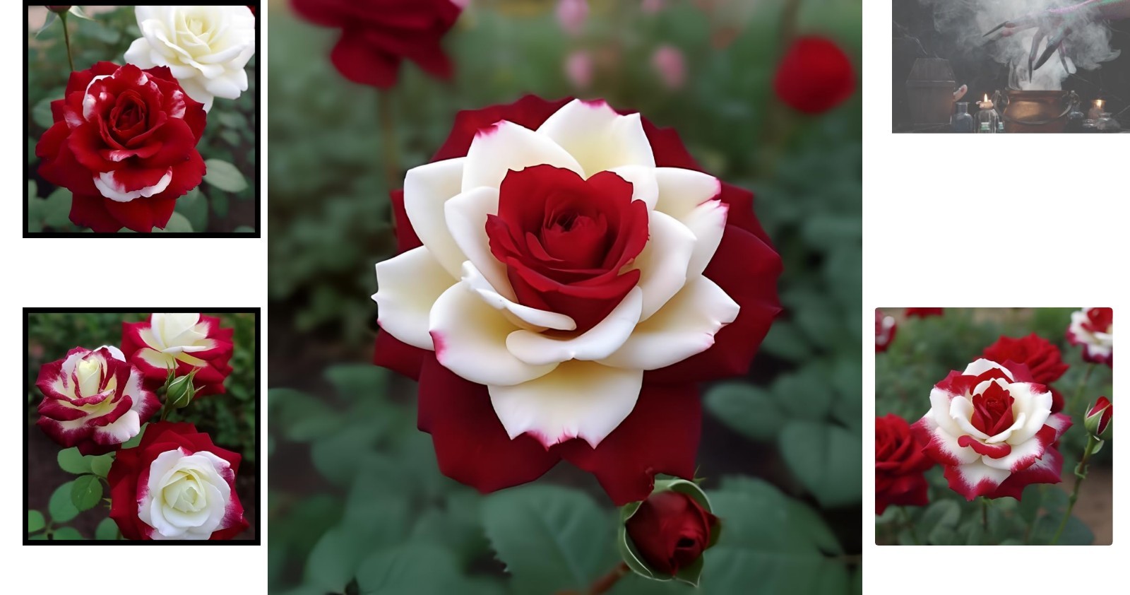Heirloom Rare Twin Rose Seeds – 20pcs Red White Blooms for Spectacular Gardens