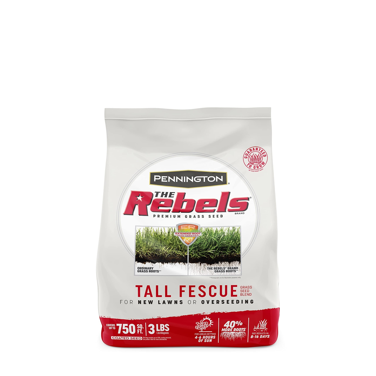 The Rebels Tall Fescue Grass Seed Blend 3 Pounds