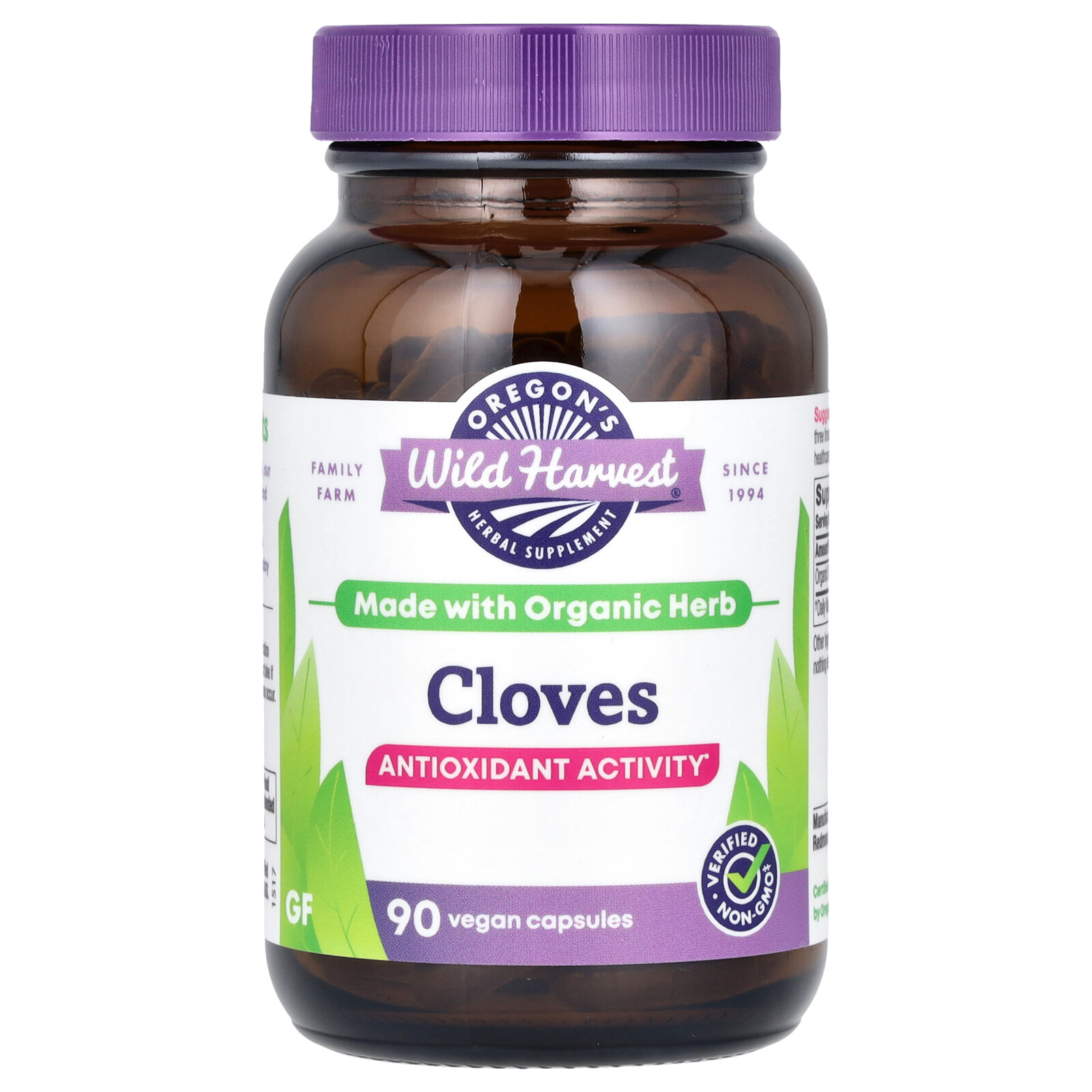 Cloves, 90 Vegan Capsules
