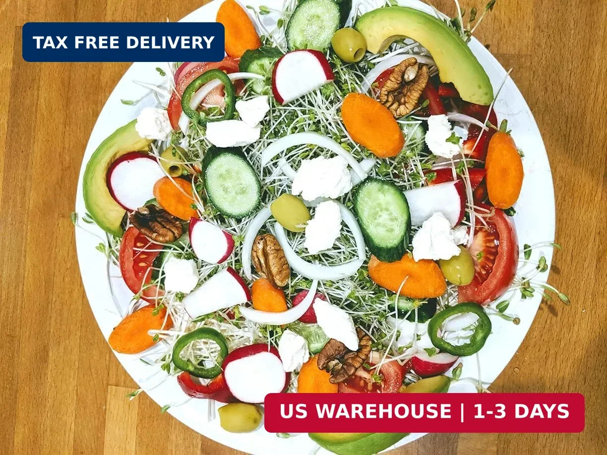 Variety Pack Sprouting Seeds Broccoli, Alfalfa, Radish, Mung beans & Salad Mix f