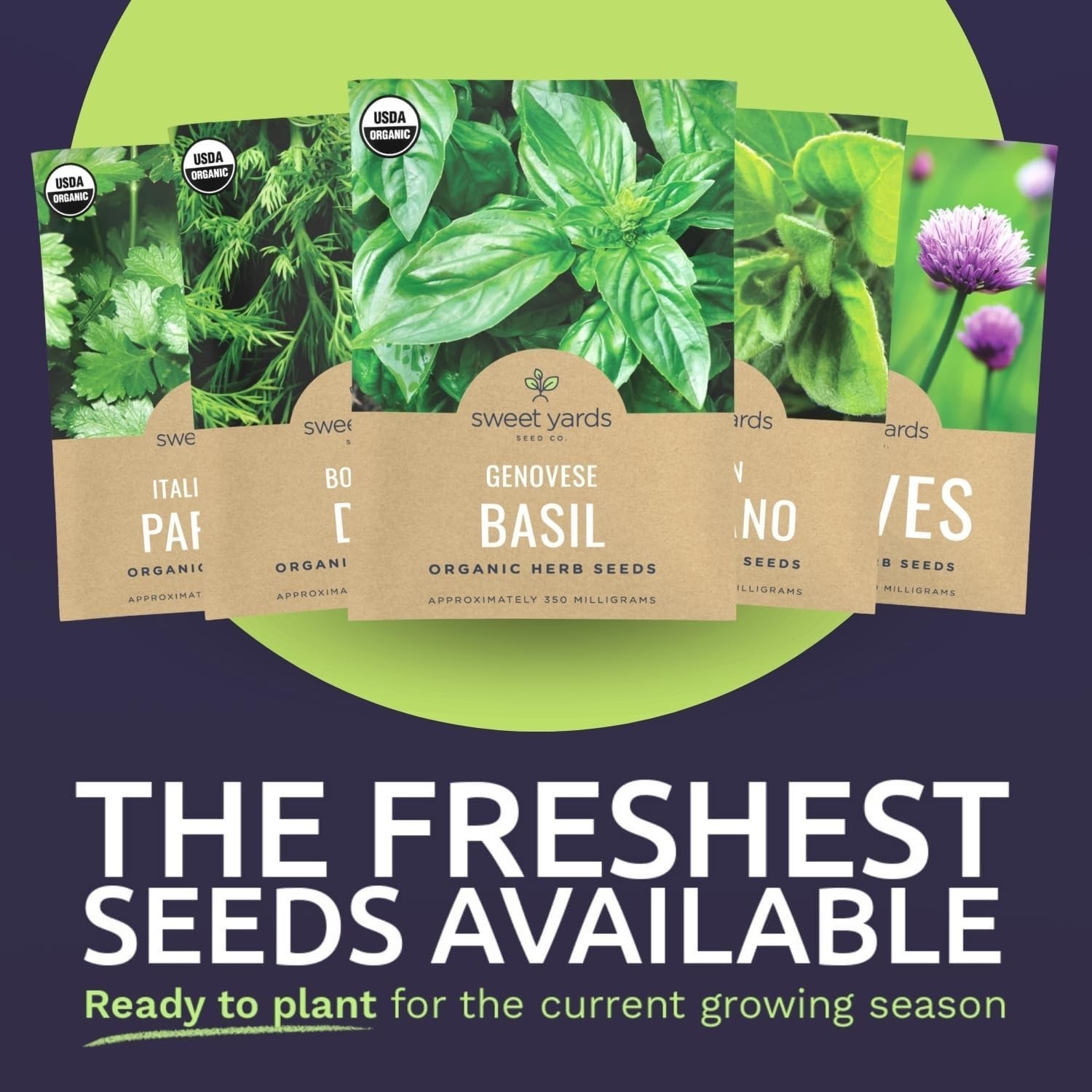 Certified Organic Herb Seed Pack – Indoor & Outdoor Planting