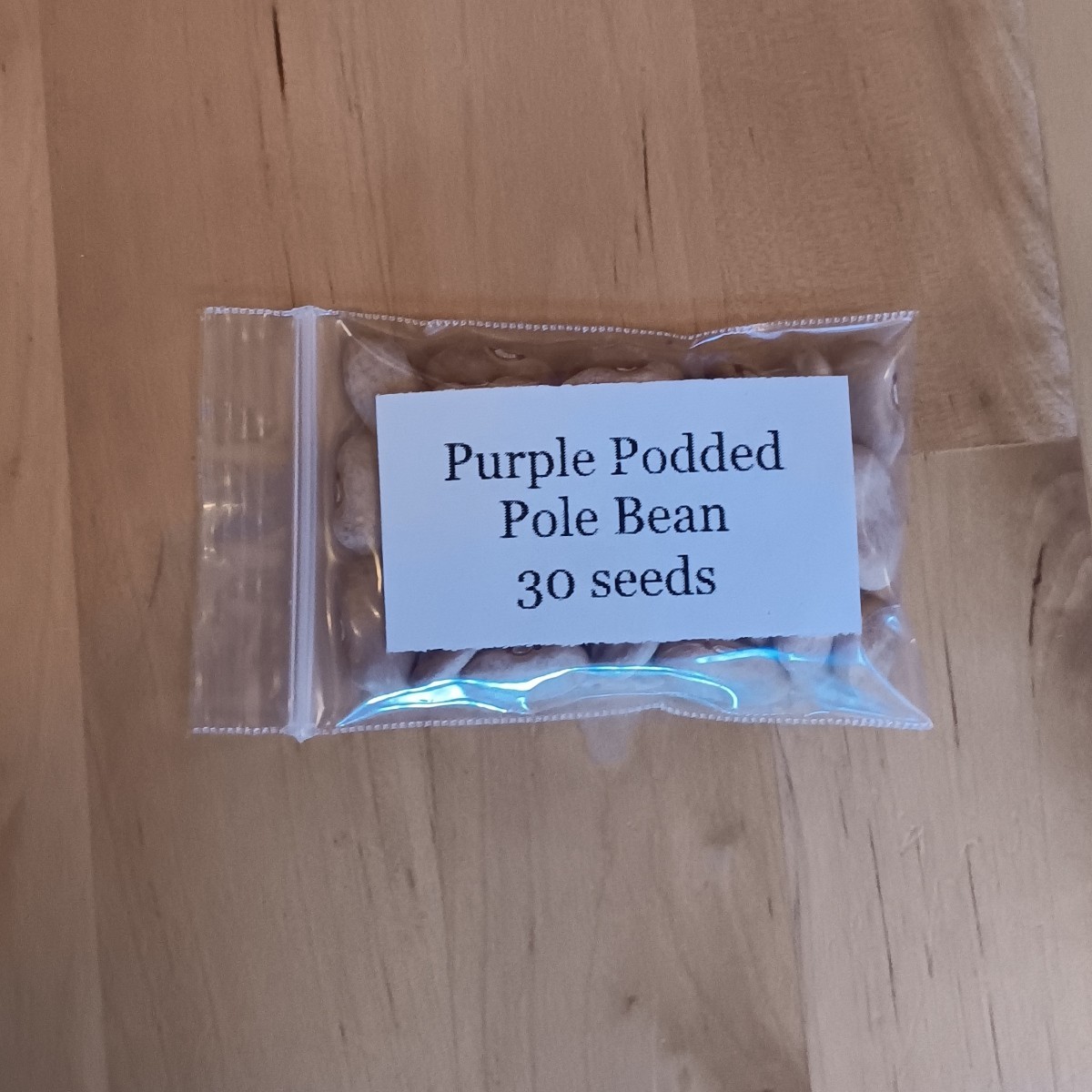 Purple Podded Pole Bean ~ Heirloom ~ Organic ~ 30 or 100 seeds