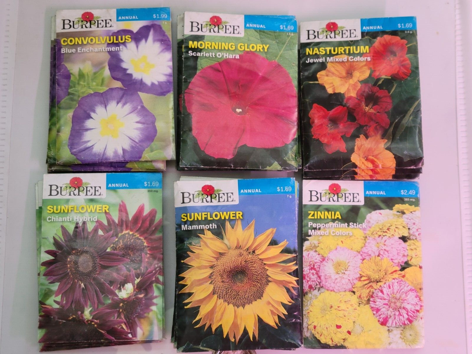 Burpee Flower Seed Assortment 3 (2020) New Sealed Inventory Guaranteed to Sprout