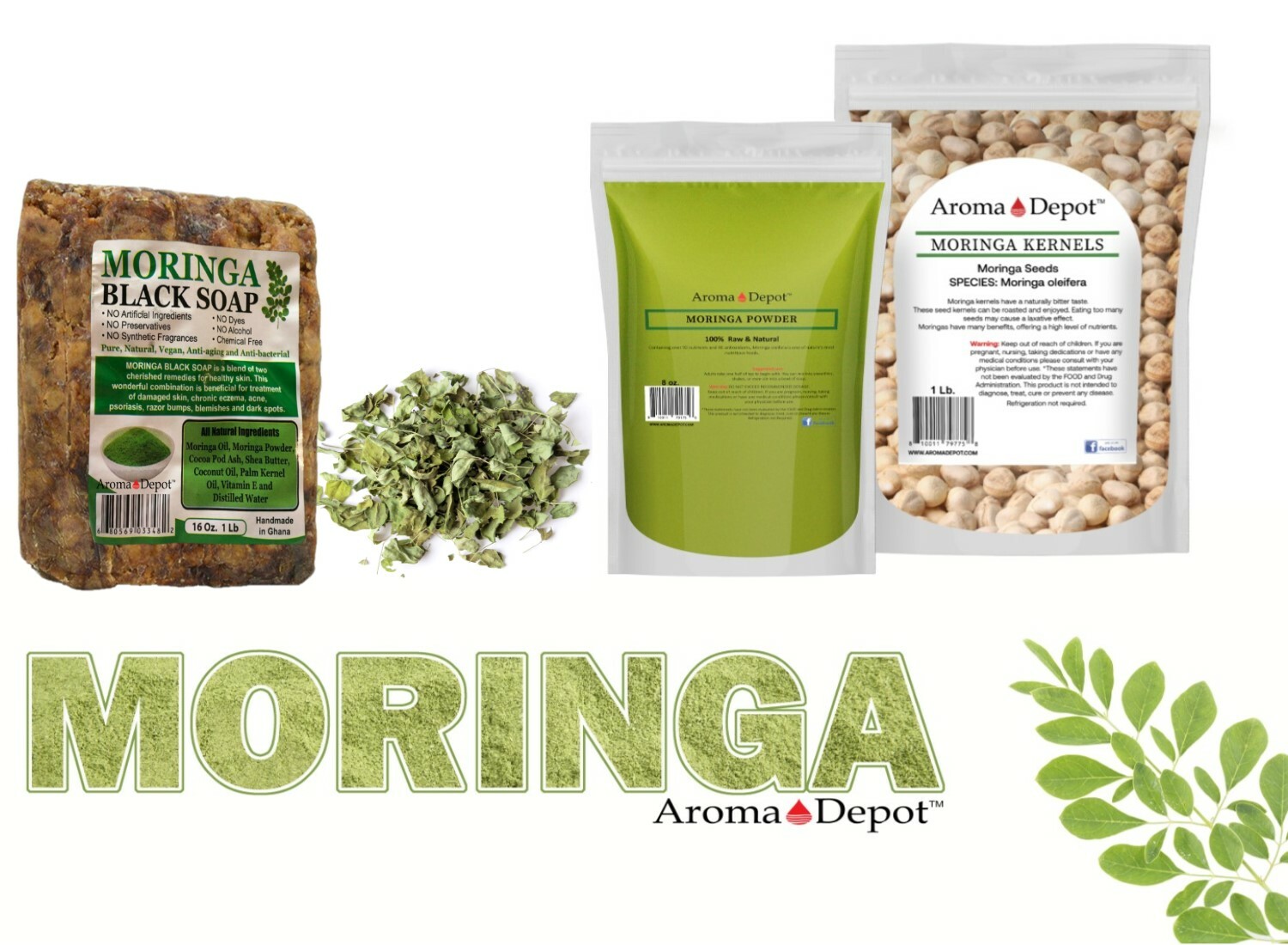 10 oz. Moringa Seeds 5000 Fresh Semilla de Moringa oleifera 5 Pouches Malunggay