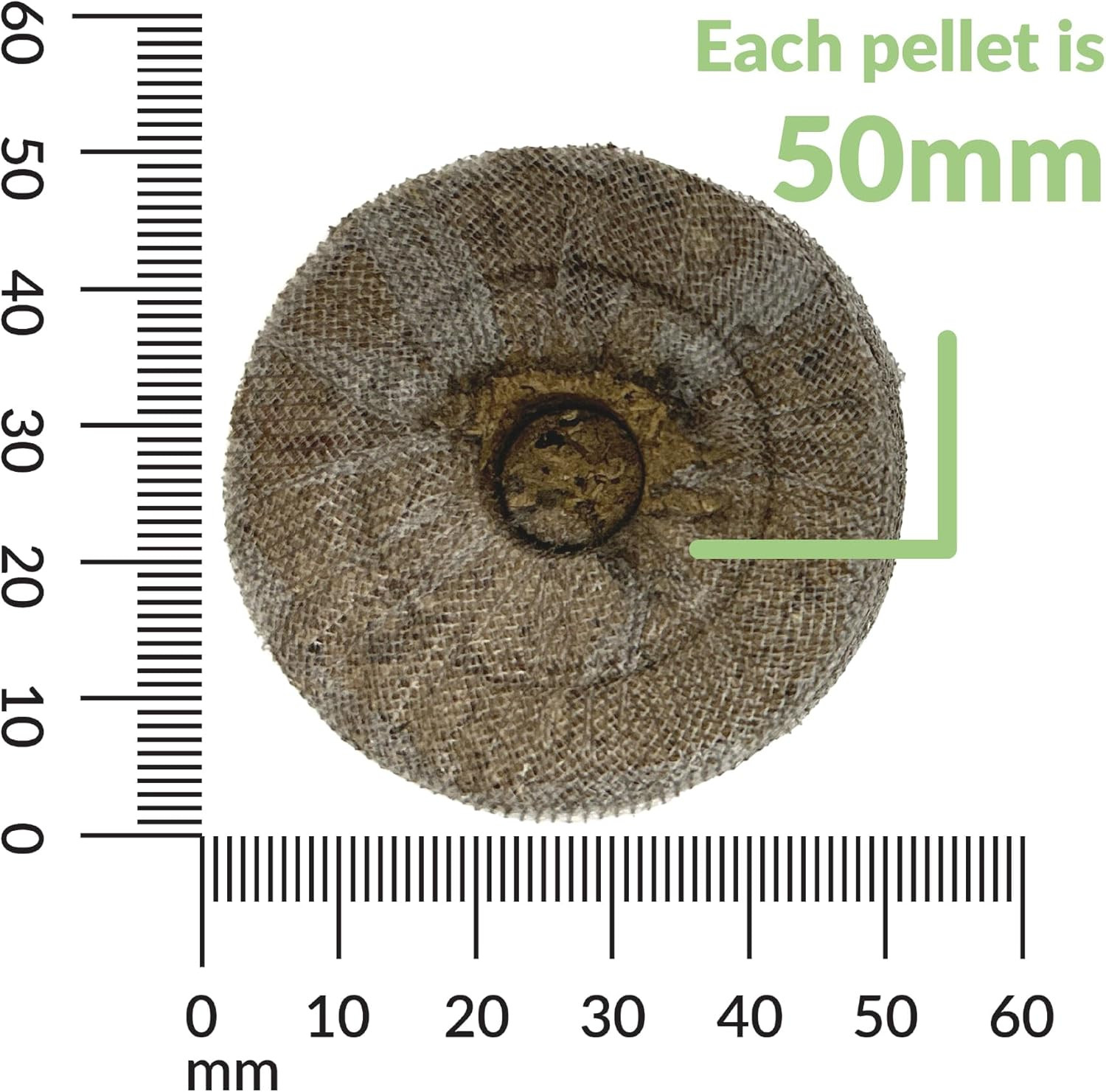 Plant Starter Pellets – Seedling Pellets, 50 Mm Peat Pellets, 80 Count – Peat