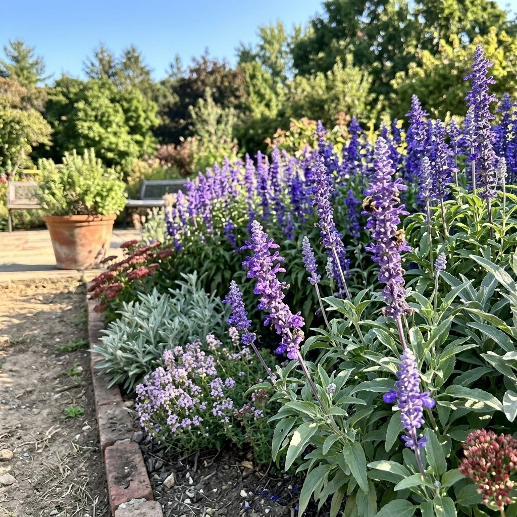 Sage Plant Seeds – 350pcs – Perfect for Outdoor Garden & Herb Bed Planting