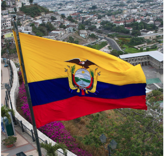 ECUADOR FLAG 3 X 5 FL (Bandera de Ecuador de 3 por 5 Pies)
