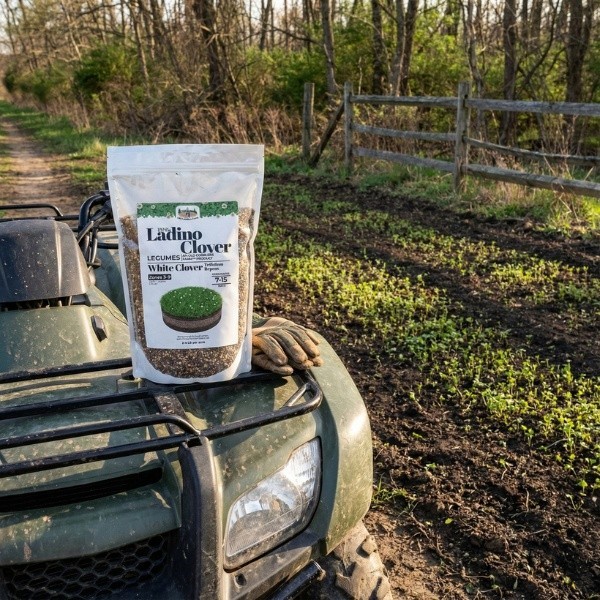 Old Cobblers Farm™ Wicked Tuff Turf Ladino Clover (Legumes) – (5/10/15/20lbs)