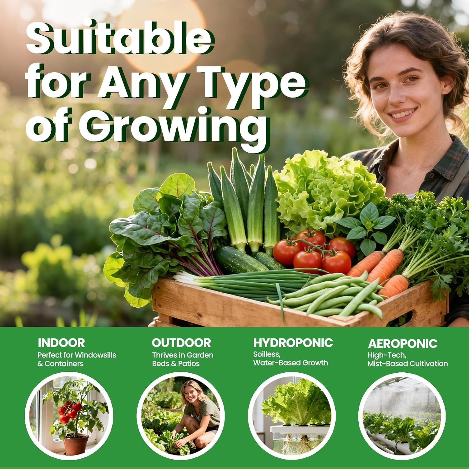 35 Heirloom Seeds Variety Pack – 21000+ Non-Gmo Seeds for Planting Vegetables an