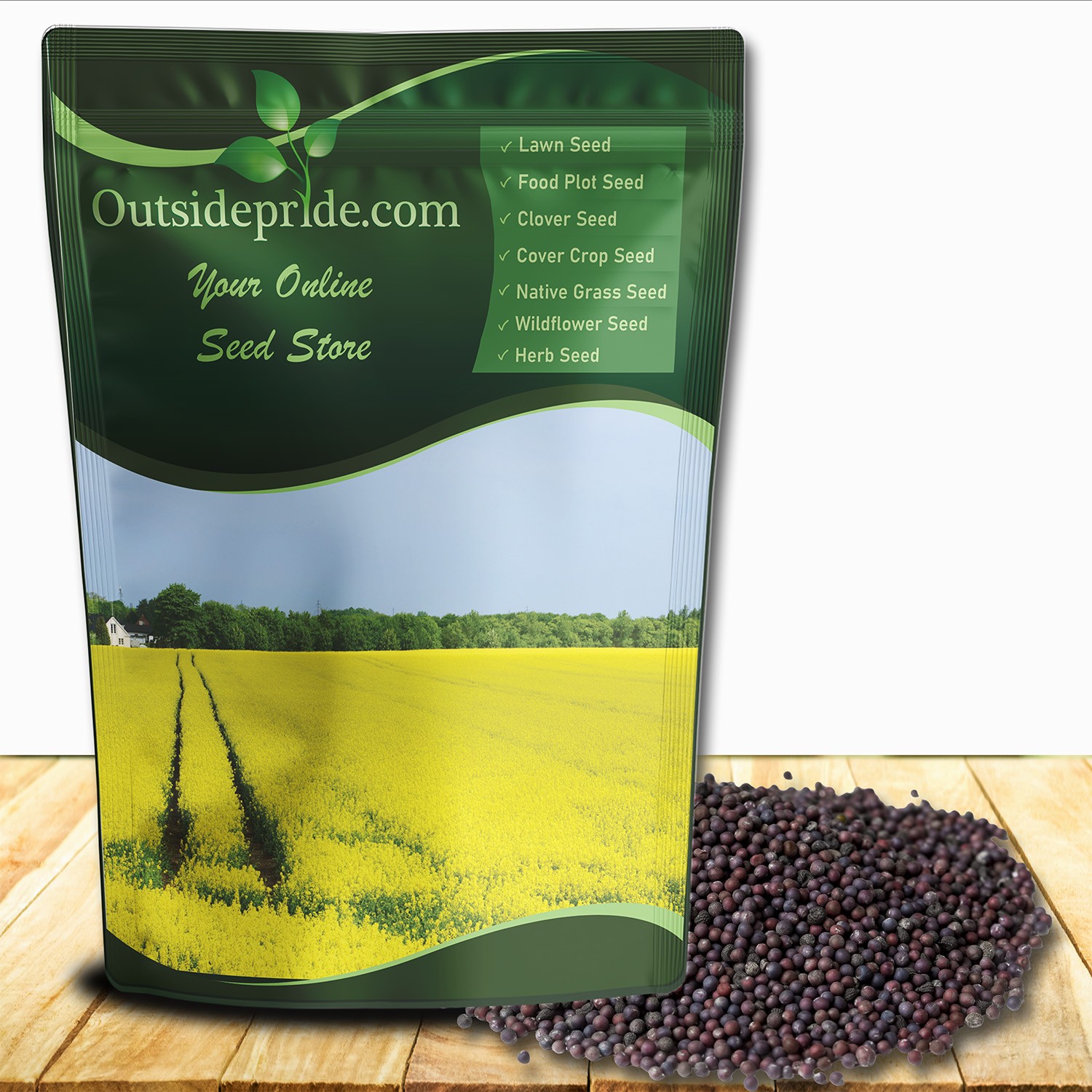 50 LBS Trophy Rape Seed For Deer Food Plots – Brassicas