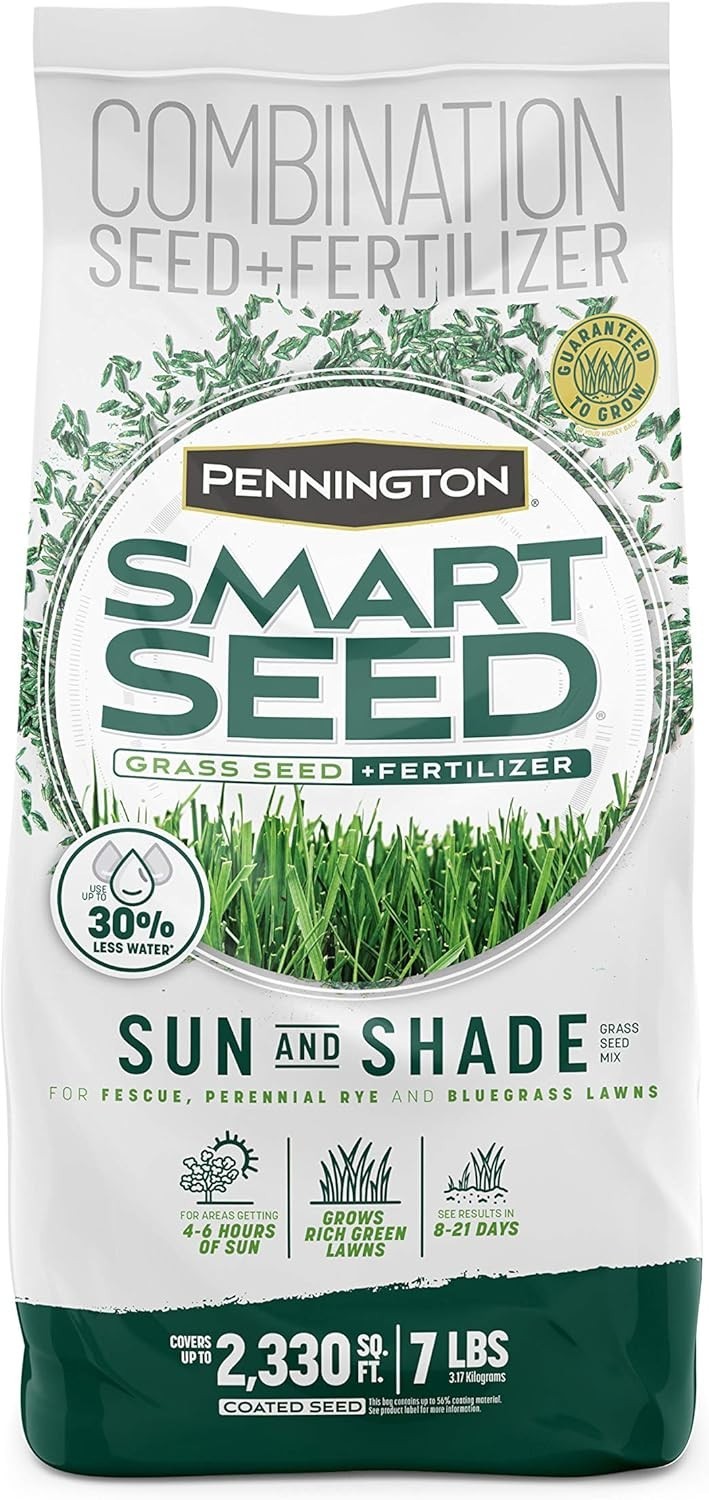 7 lb Pennington Smart Seed Sun & Shade Mix – Perfect for Any Weather Conditions