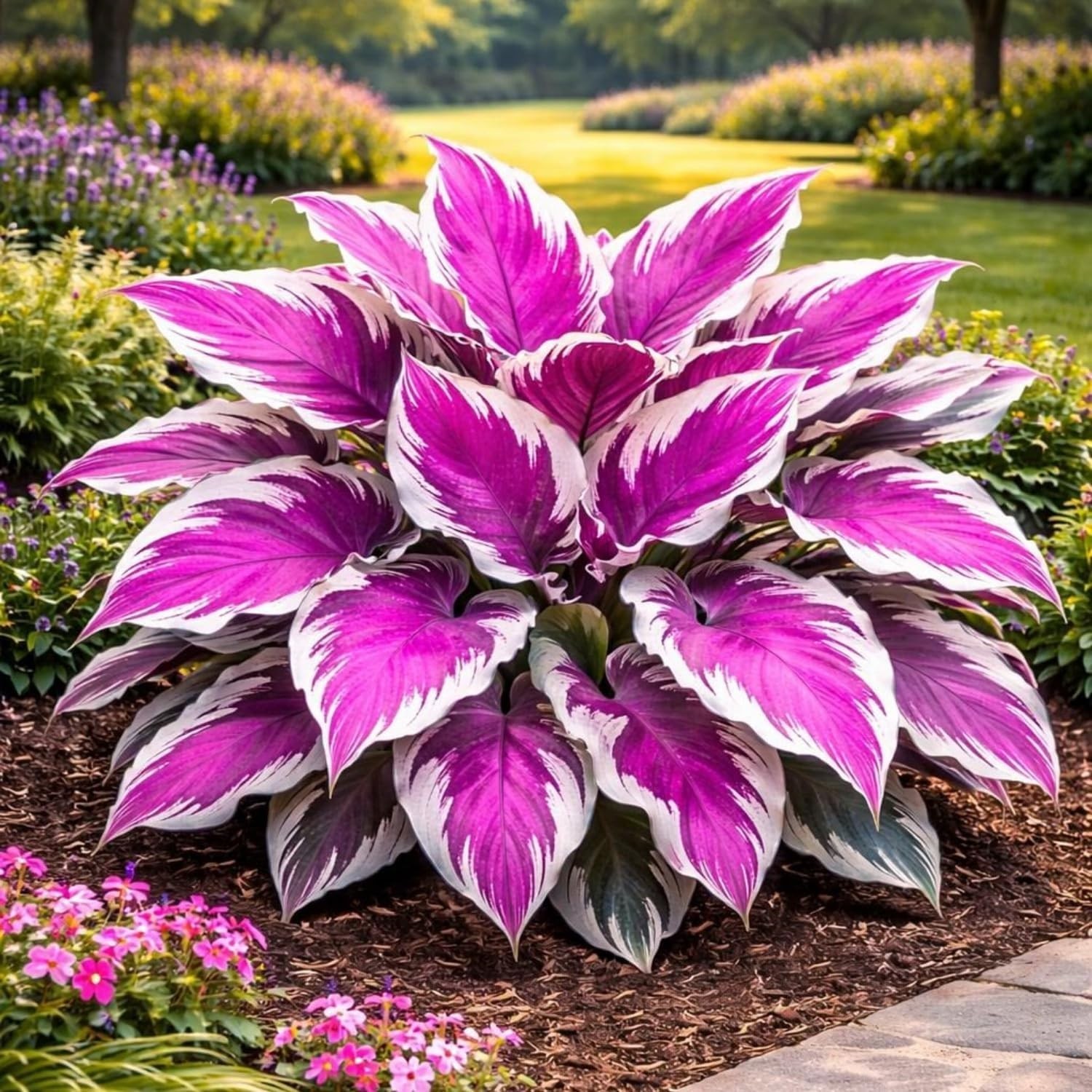 Vibrant Blue Hosta Seeds – 365+ GMO-Free, Low Maintenance Perennials for Gardens