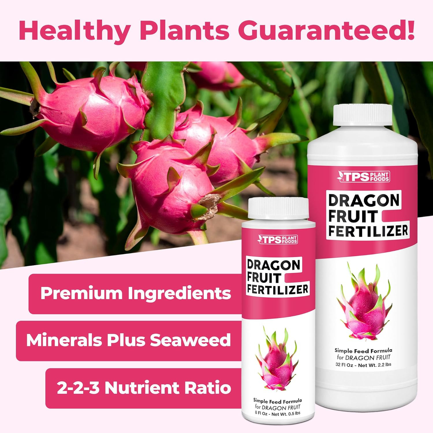 Dragon Fruit Fertilizer for Dragon Fruit, Great for Red, White, and Yellow Drago