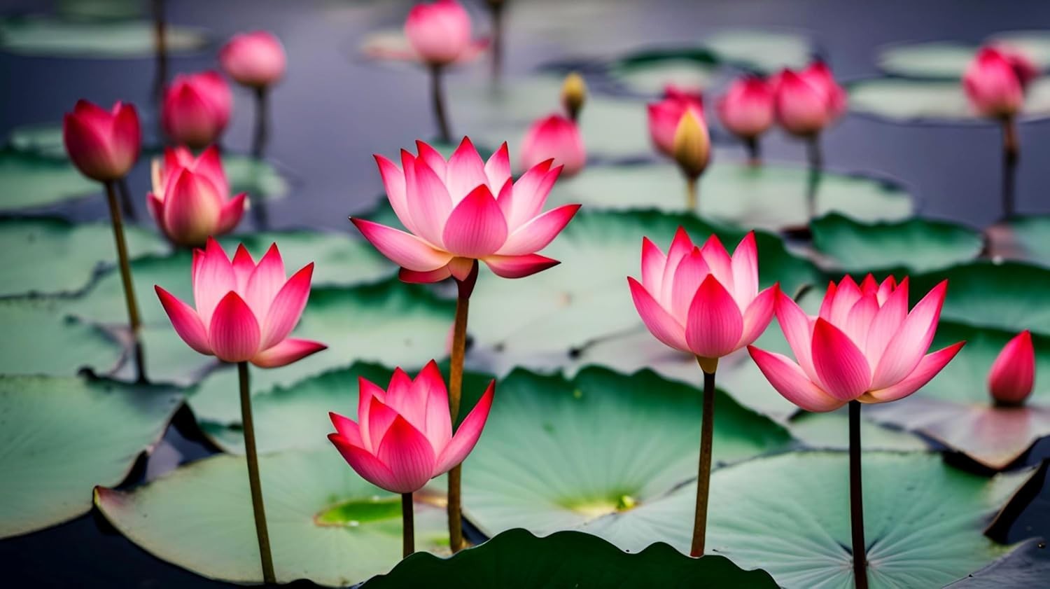 Vibrant Water Lily & Lotus Seed Mixture – 30 Miniature Seeds for Your Garden