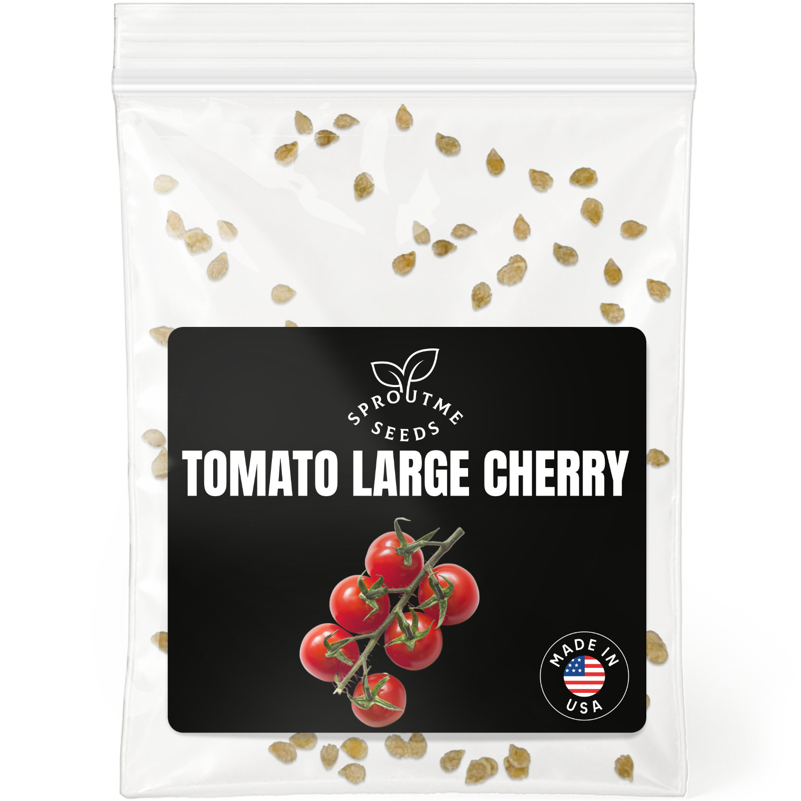 Large Cherry Tomato Seeds 50+, Heirloom Non-GMO, Sweet Red Cherry Tomatoes