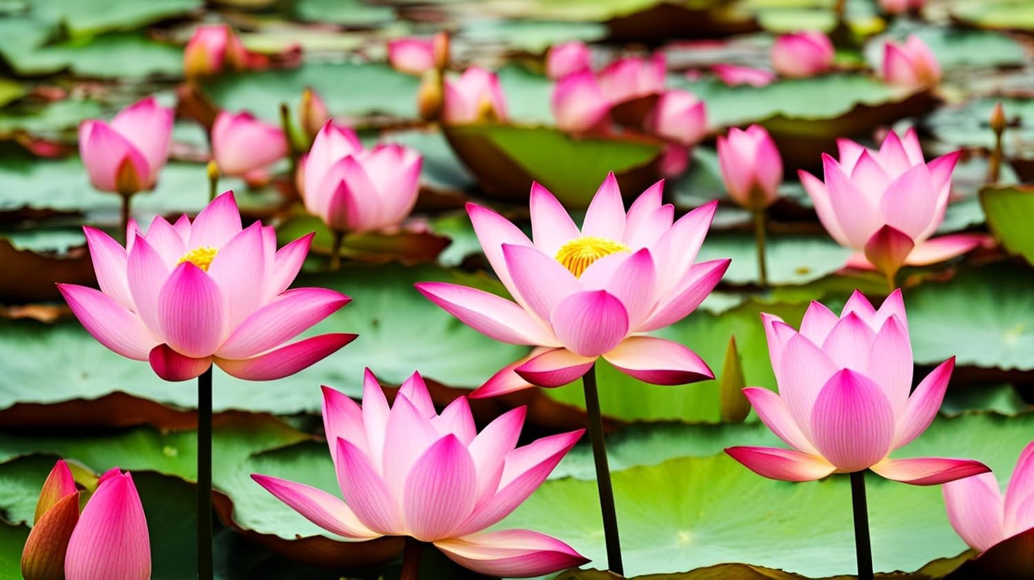 Vibrant Water Lily & Lotus Seed Mixture – 30 Miniature Seeds for Your Garden