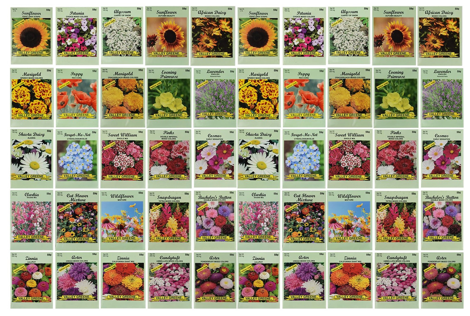 50 Slightly Assorted Flower Seeds! – Great for Bees, Birds, and Butterflies! …