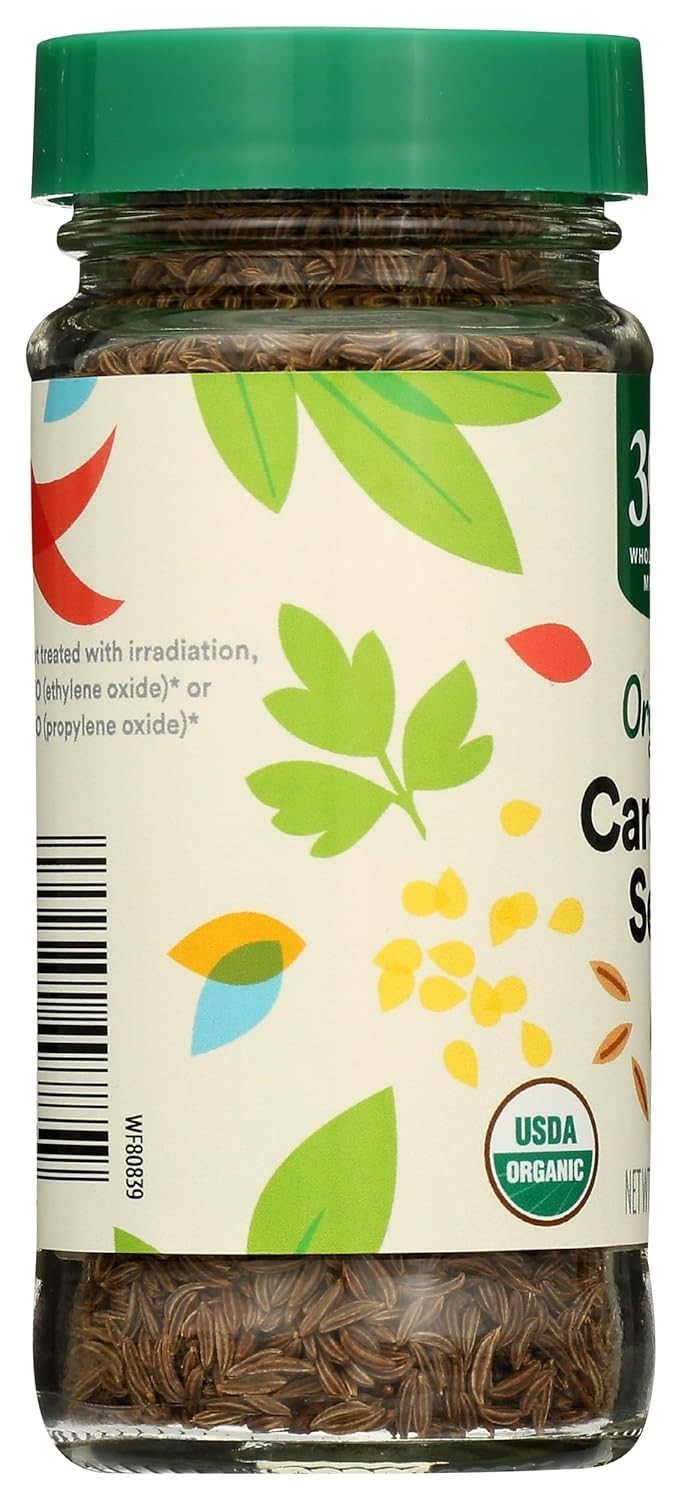 Organic Caraway Seed Pack, 1.76 Ounce, Perfect for Breads and Dishes