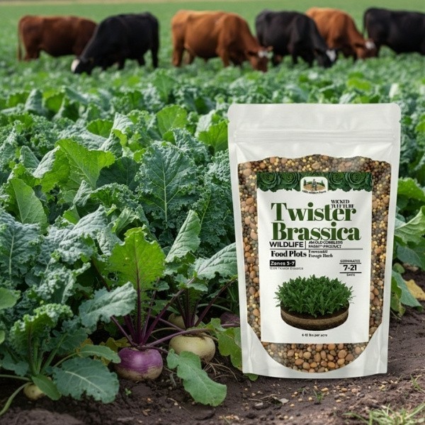 Old Cobblers Farm™ Wicked Tuff Turf Bonar Rape Forage Seed Brassica– Feed Growth