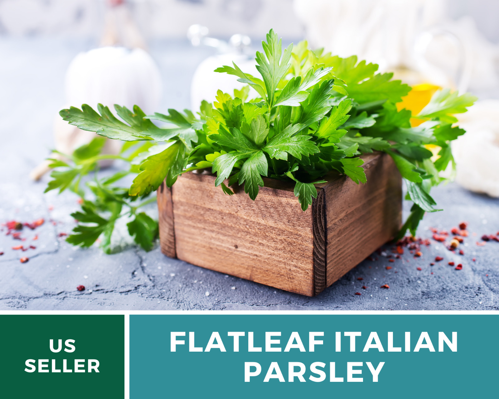 Parsley, Italian Flat Leaf – 200 Seeds – Non GMO