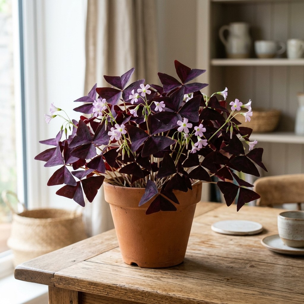 Purple Leaf Oxalis Seeds – 30 Pieces – Ideal for Home Garden Container Planting