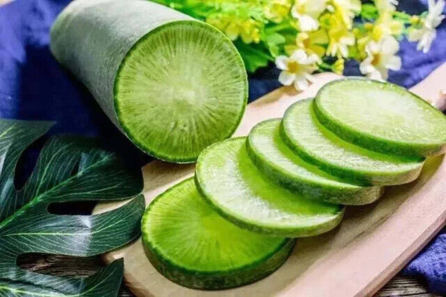 Chinese Green Radish Seeds Sweet Crisp Non-GMO Easy Grow High Yield