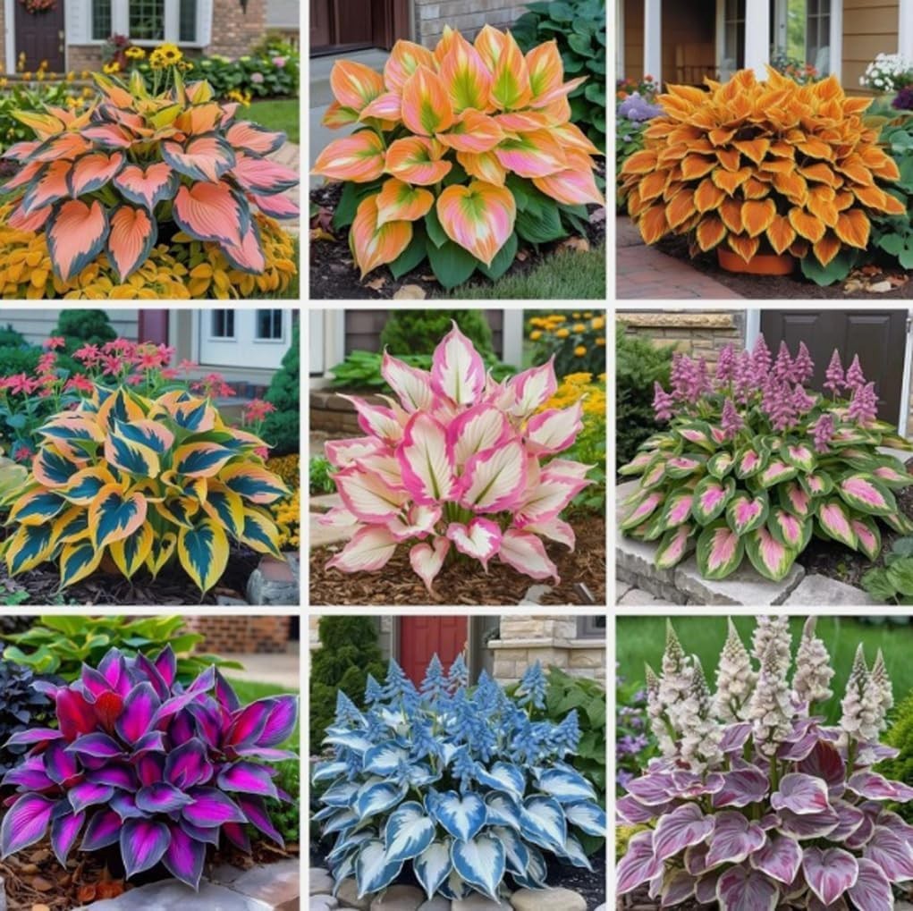 220+ Hosta Seeds Blue Perennial for Planting,Hosta Seeds Blue and Black,Rare Hos