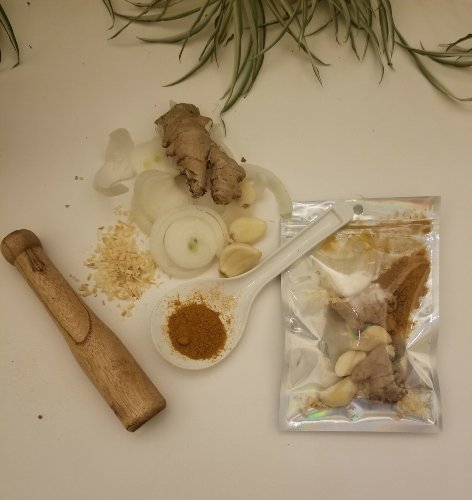 Ginger/Turmeric Roots Tea, Super Antibiotic Herbal/Healing  8oz package