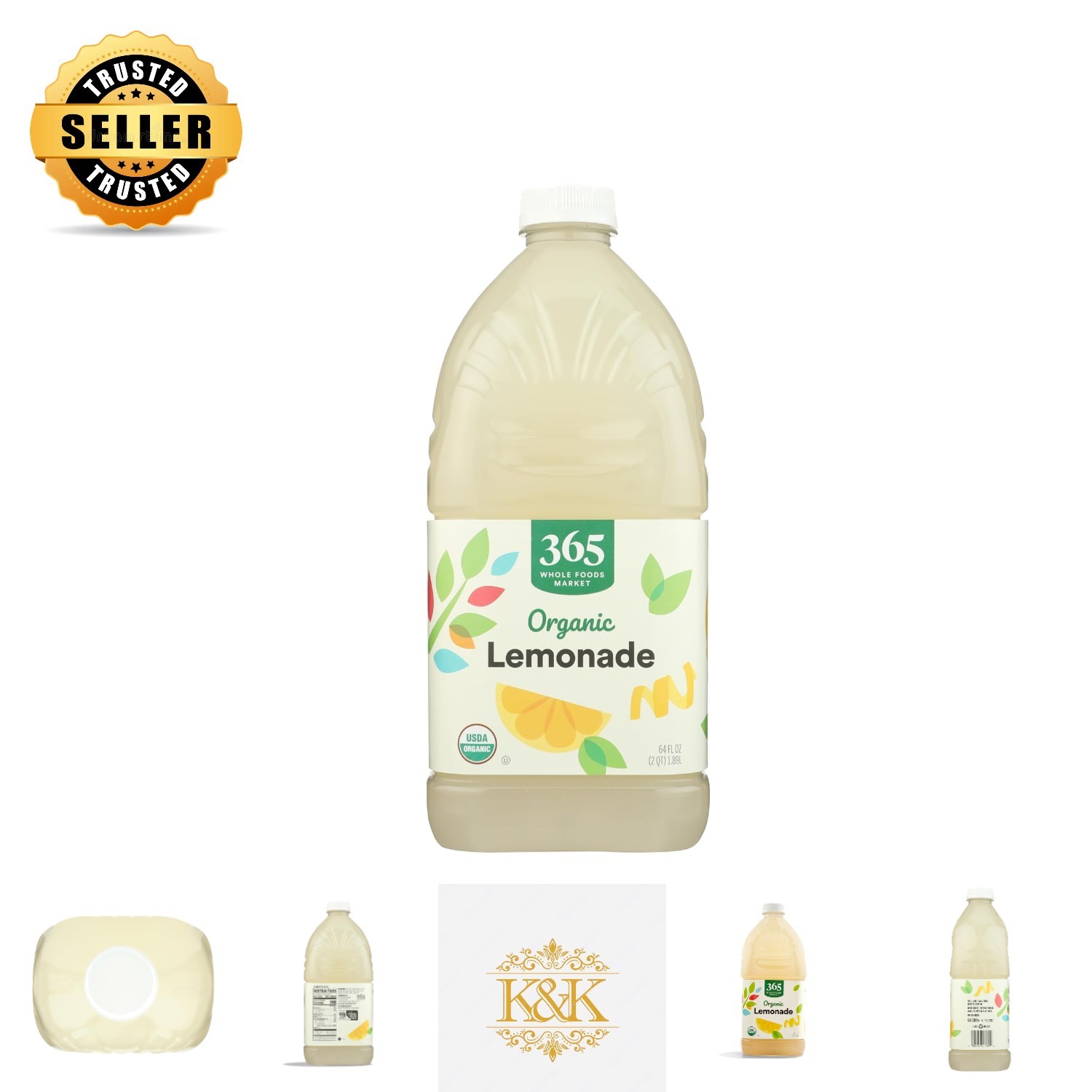 64 Fl Oz USDA Organic Lemonade – All-Natural, & Family-Friendly Drink