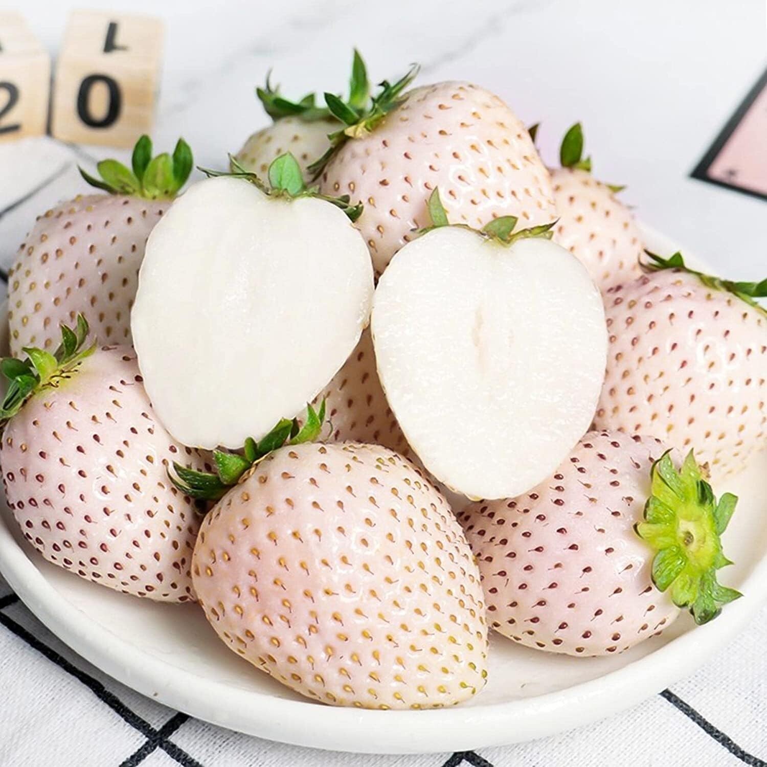 400+ Heirloom Non-GMO Mixed Strawberry Seeds – Sweet Red, Blue, White & Yellow