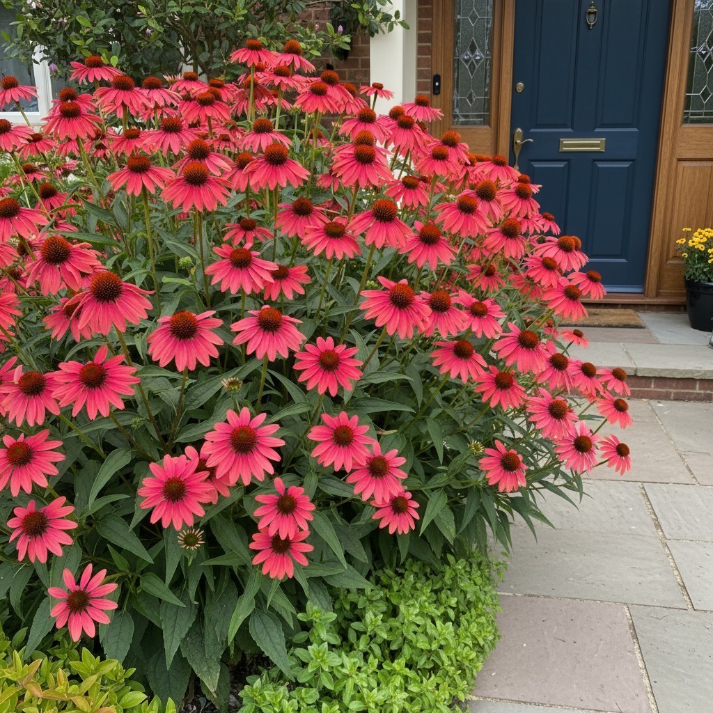 100 Red Coneflower Seeds – Vibrant Red Blooms for Pollinator Gardens
