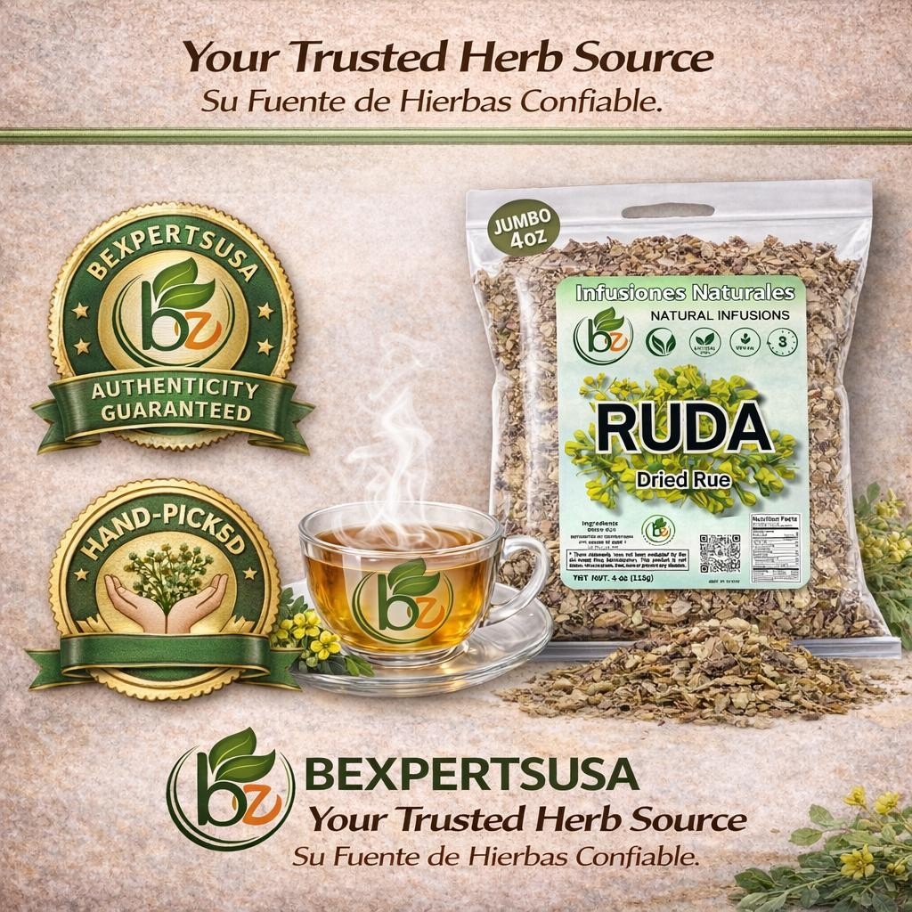 Ruda Seca Té (Rue Dried Herbs Tea) 4oz (113g) – Ruta Graveolens – 100% Natural,