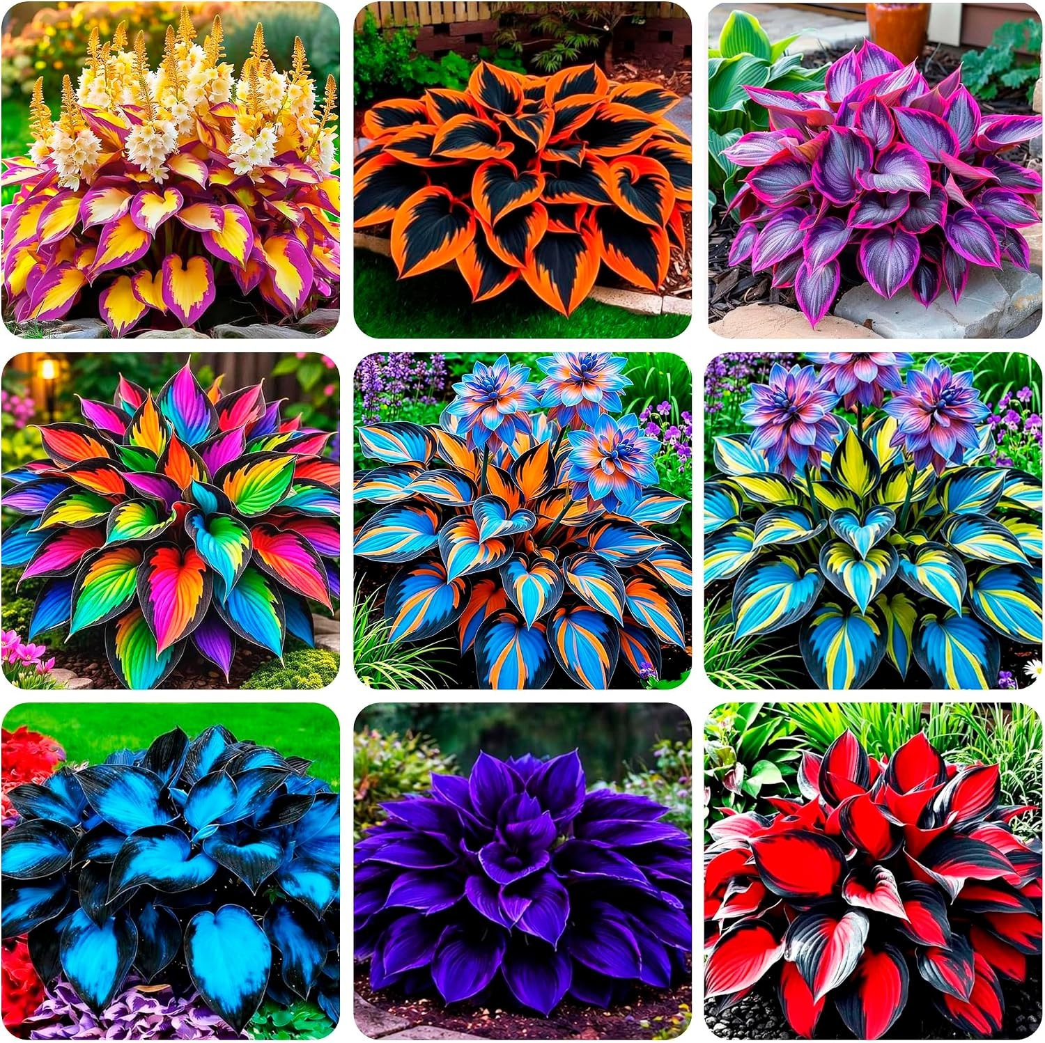 290+ USA PERMIUM Giant Hosta Seeds for Planting Indoor Outdoor-Non GMO Heirloom
