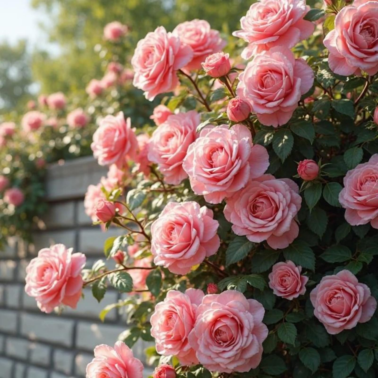 300+Mixed Climbing Rose Rosa Seeds for Planting Outdoors -Heirloom Garden Vine H